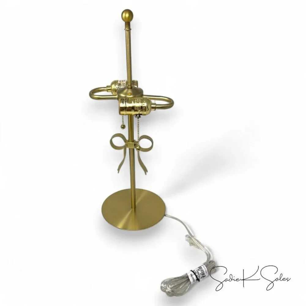 Stick Lamp with Bow Brass - Threshold Studio McGee Target Spring 2025 New in Box